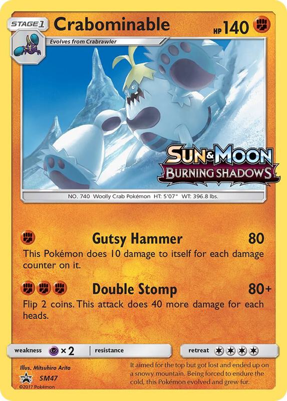 Karta Pokemon Crabominable - SM47 (Prerelease) - SM Promos SM47