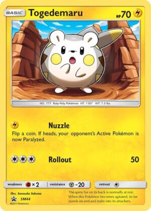 Karta Pokemon Togedemaru - SM44 - SM Promos SM44