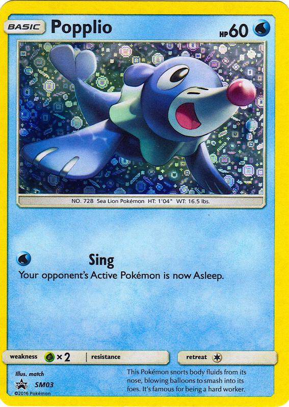 Karta Pokemon Popplio - SM03 (General Mills Promo) - Miscellaneous Cards & Products SM03