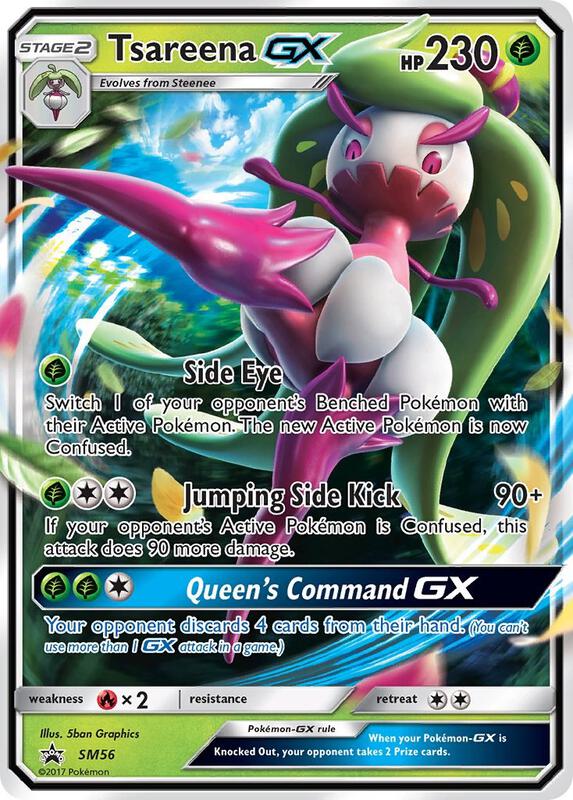 Karta Pokemon Tsareena GX - SM56 - SM Promos SM56