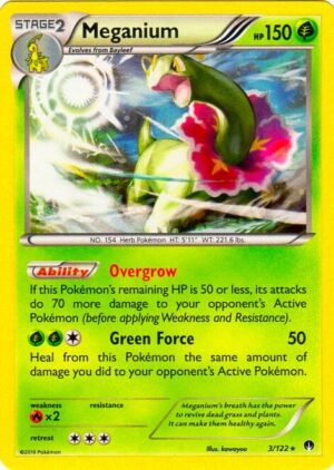 Meganium 3/122 (Cosmos Holo) - Blister Exclusives
