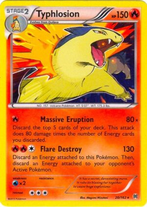 Typhlosion 20/162 (Cosmos Holo) - Blister Exclusives