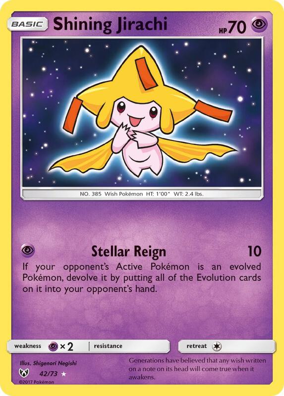Shining Jirachi 42/73 - Shining Legends