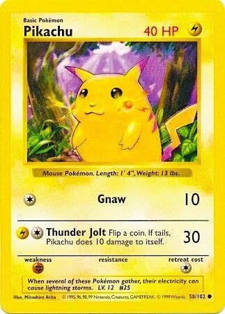Pikachu 058/102 - Base