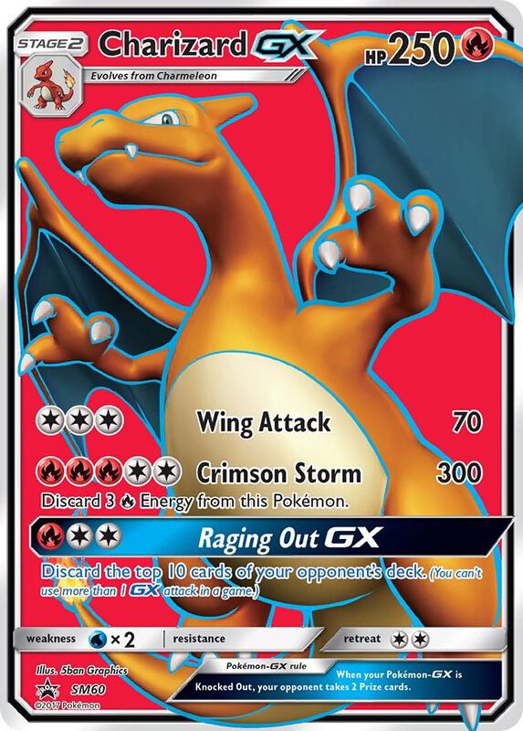 Karta Pokemon Charizard GX - SM60 - SM Promos SM60