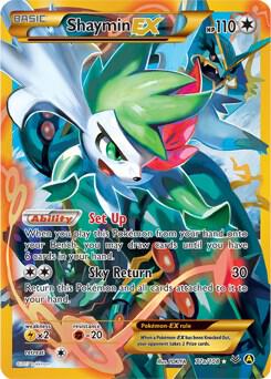 Karta Pokemon Shaymin EX - 77a/108 - Alternate Art Promos 77a/108
