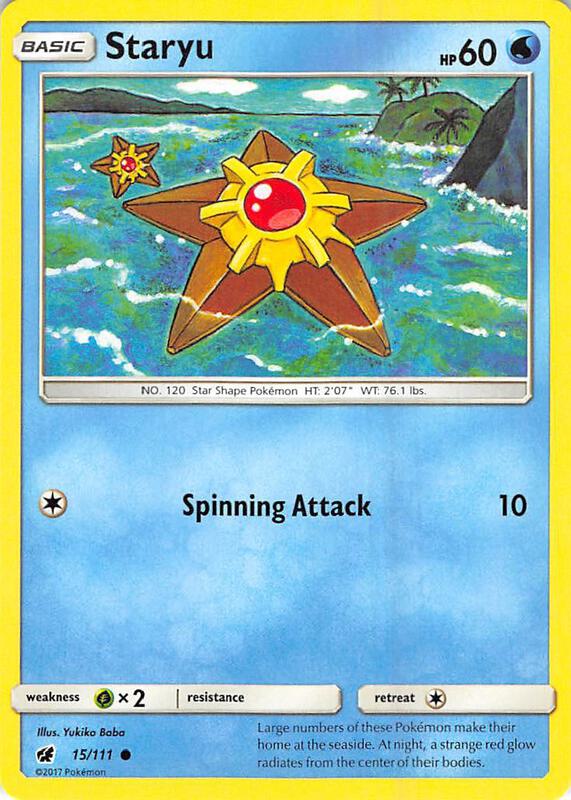 Staryu 15/111 - Crimson Invasion