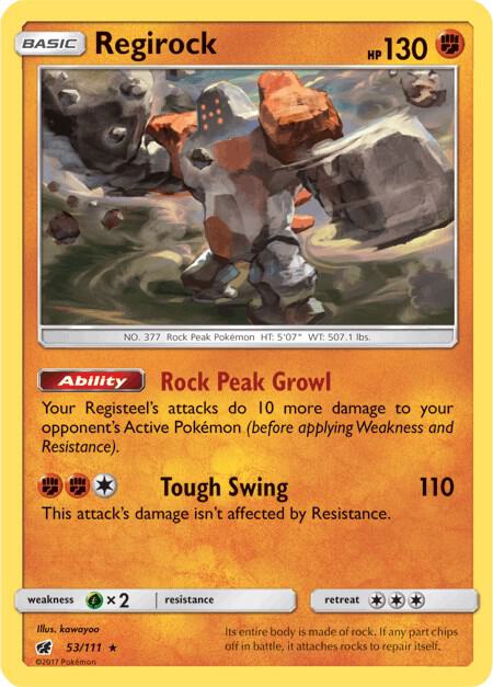 Regirock 53/111 - Crimson Invasion
