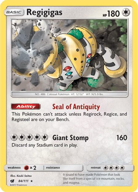 Regigigas 84/111 - Crimson Invasion