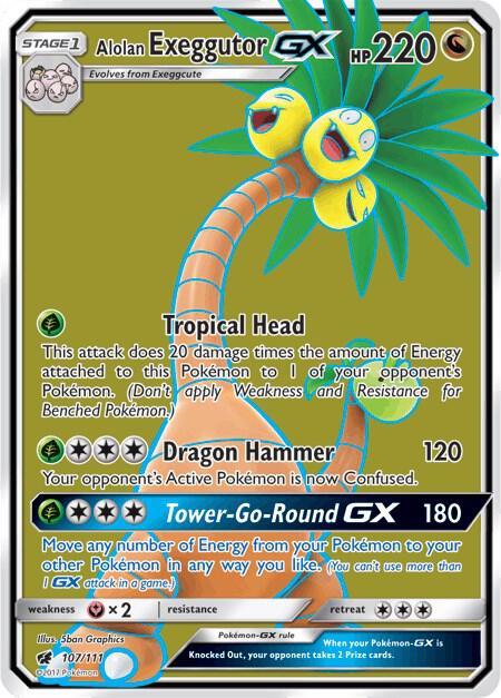 Alolan Exeggutor-GX 107/111 - Crimson Invasion