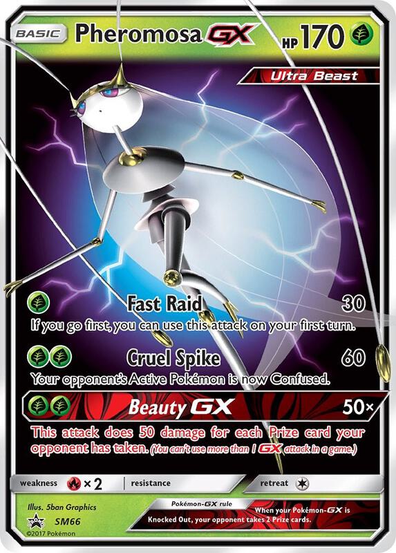 Karta Pokemon Pheromosa GX - SM66 - SM Promos SM66