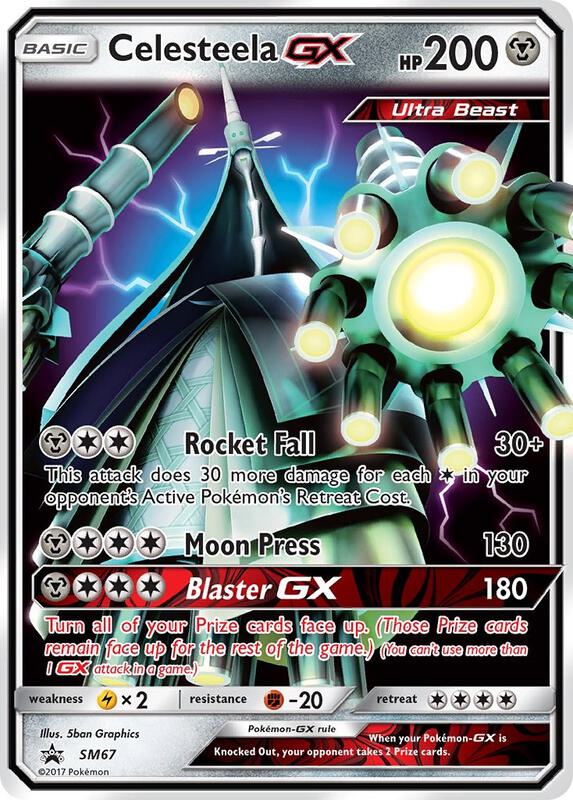 Karta Pokemon Celesteela GX - SM67 - SM Promos SM67