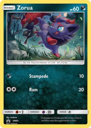 Karta Pokemon Zorua - SM83 - SM Promos SM83