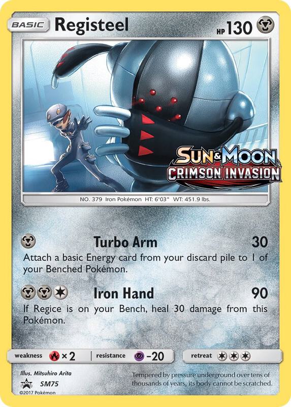 Karta Pokemon Registeel - SM75 (Prerelease) - SM Promos SM75