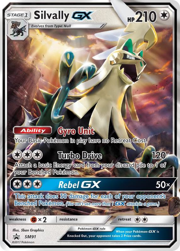 Karta Pokemon Silvally GX - SM91 - SM Promos SM91