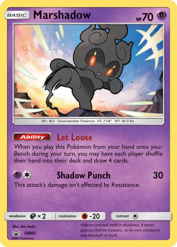 Karta Pokemon Marshadow - SM85 - SM Promos SM85