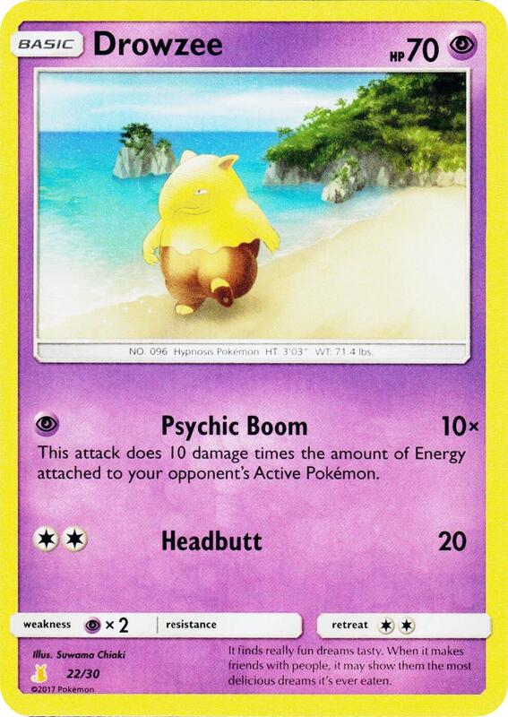 Karta Pokemon Drowzee 22/30 - SM Trainer Kit: Lycanroc & Alolan Raichu