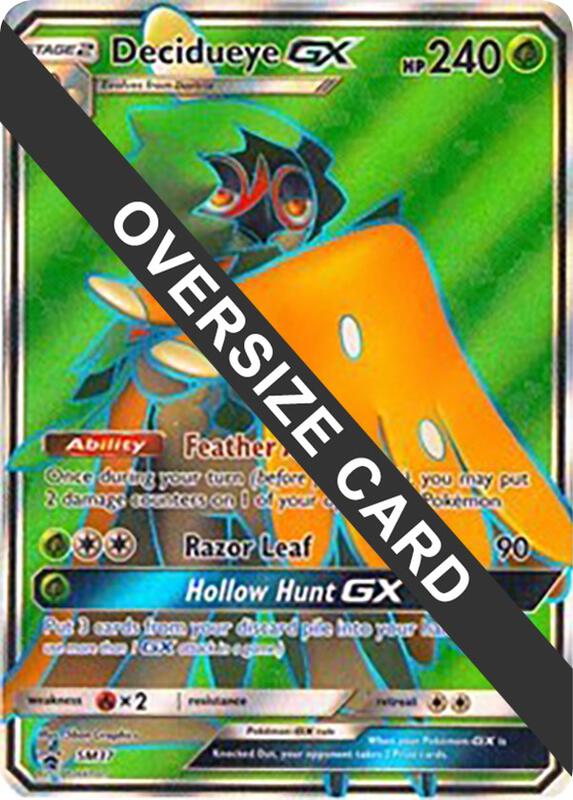 Karta Pokemon Decidueye GX - SM37 (SM Black Star Promo) - Jumbo Cards SM37