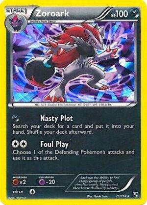 Zoroark 71/114 (Cracked Ice Holo) - Blister Exclusives