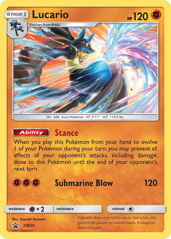 Karta Pokemon Lucario - SM54 - SM Promos SM54