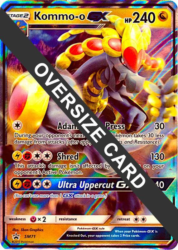 Karta Pokemon Kommo-o GX - SM71 (SM Black Star Promo) - Jumbo Cards SM71