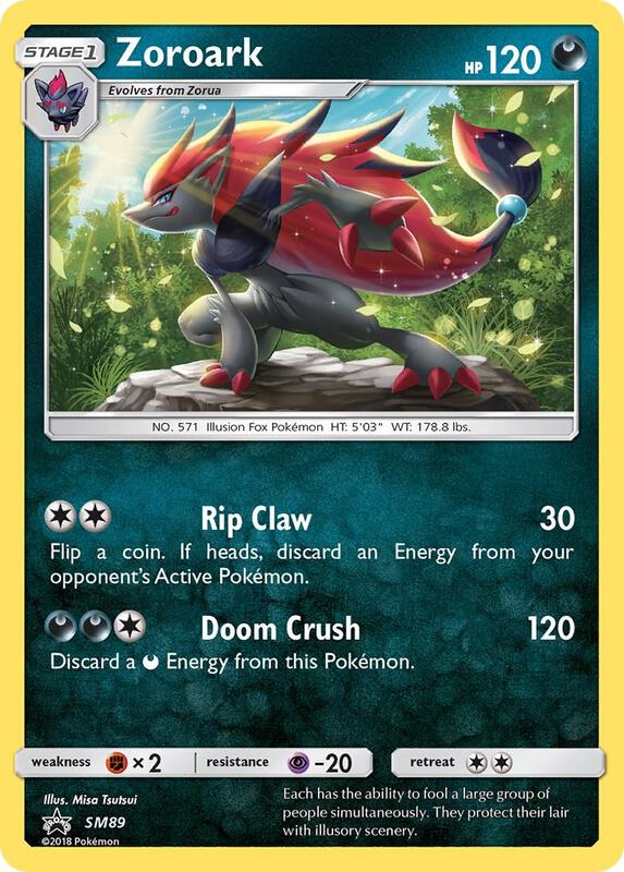 Karta Pokemon Zoroark - SM89 - SM Promos SM89