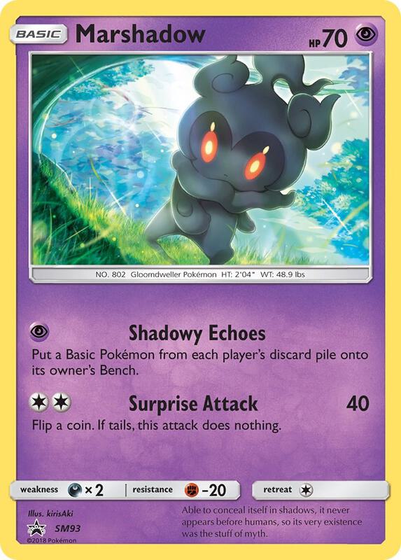Karta Pokemon Marshadow - SM93 - SM Promos SM93