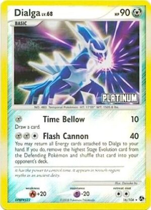 Karta Pokemon Dialga 16/106 [Platinum] - Burger King Promos
