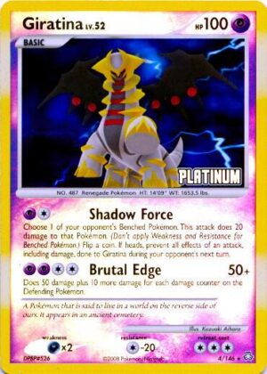 Karta Pokemon Giratina 4/146 [Platinum] - Burger King Promos