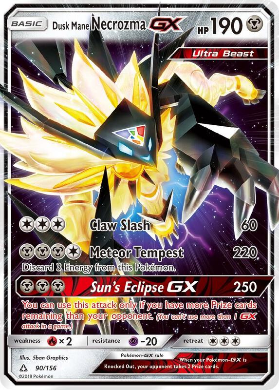 Dusk Mane Necrozma-GX 90/156 - Ultra Prism