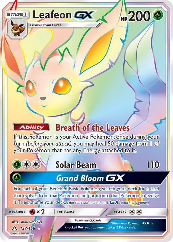 Leafeon-GX 157/156 - Ultra Prism