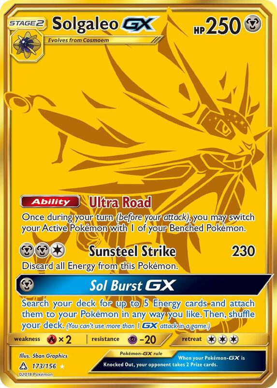 Solgaleo-GX 173/156 - Ultra Prism