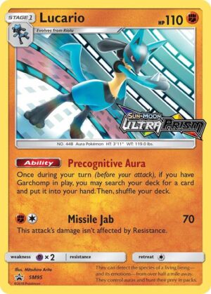 Karta Pokemon Lucario - SM95 (Prerelease) - SM Promos SM95