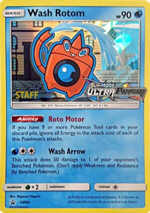 Karta Pokemon Wash Rotom - SM94 (Prerelease) [Staff] - SM Promos SM94