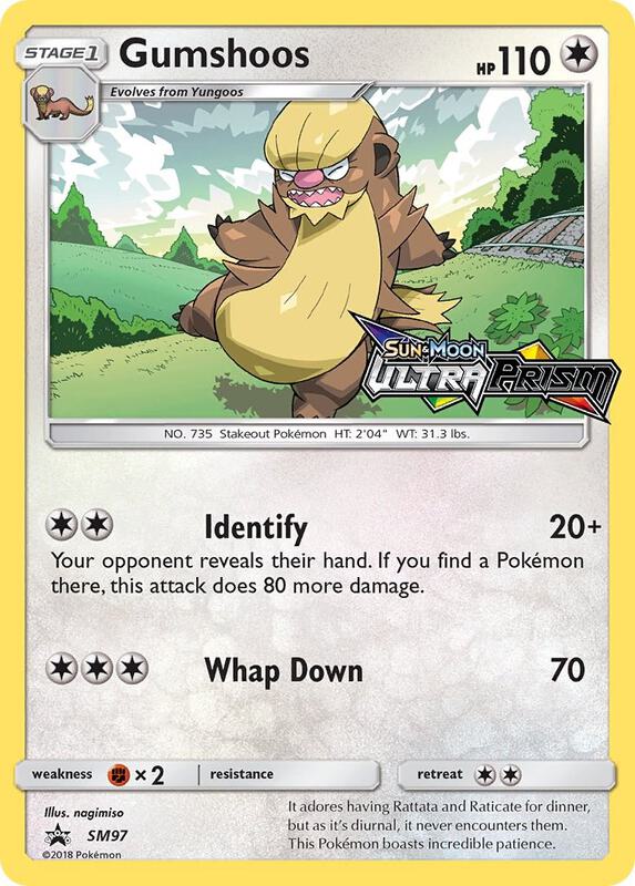 Karta Pokemon Gumshoos - SM97 (Prerelease) - SM Promos SM97
