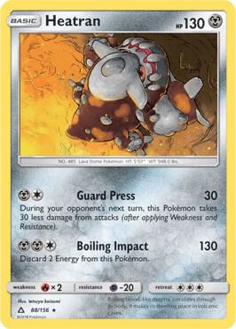 Karta Pokemon Heatran 88/156 (Prerelease Kit Exclusive) - Deck Exclusives
