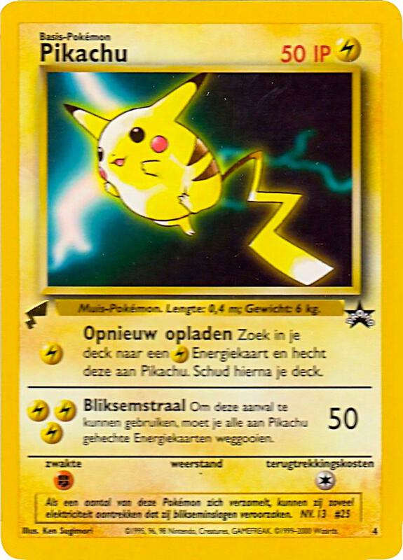 Pikachu 4 - Wizards Black Star Promos