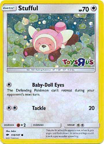 Karta Pokemon Stufful 110/147 (Toys R Us) - Miscellaneous Cards & Products