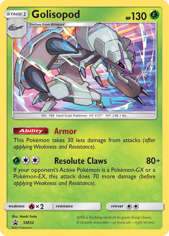 Karta Pokemon Golisopod - SM52 - SM Promos SM52