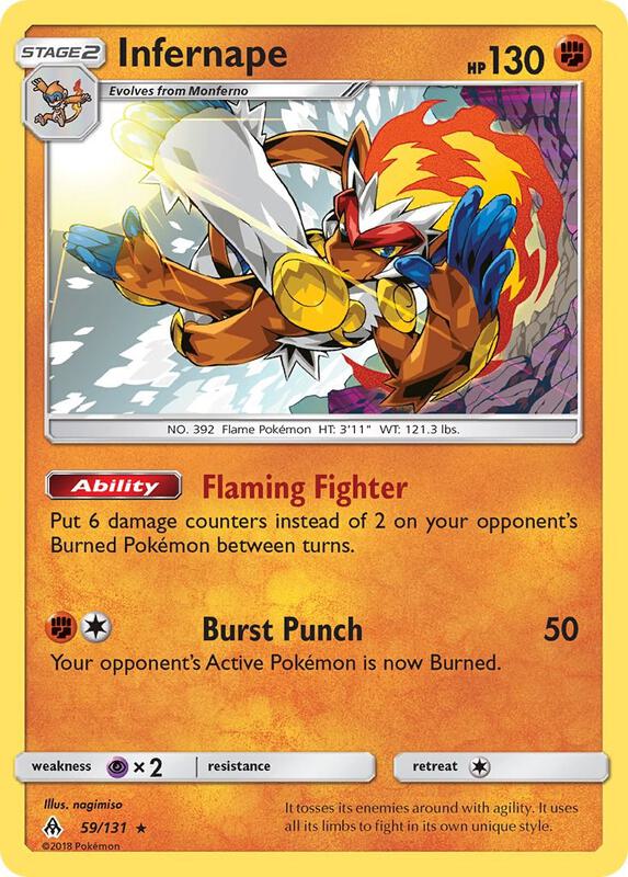 Infernape 59/131 - Forbidden Light
