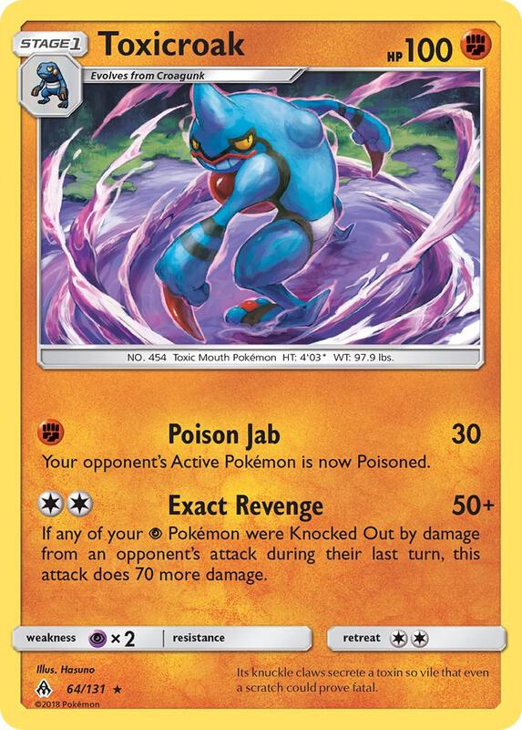 Toxicroak 64/131 - Forbidden Light