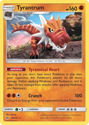 Tyrantrum 69/131 - Forbidden Light
