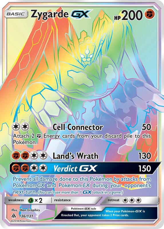 Zygarde-GX 136/131 - Forbidden Light