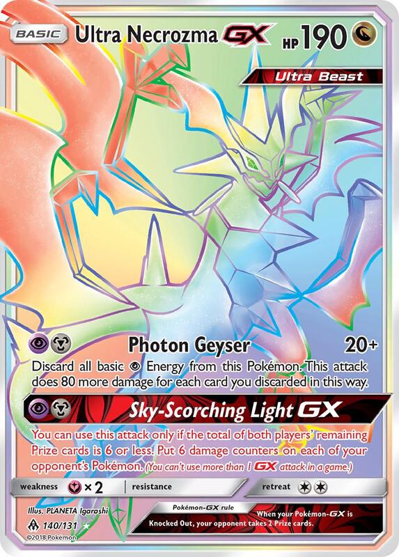 Ultra Necrozma-GX 140/131 - Forbidden Light