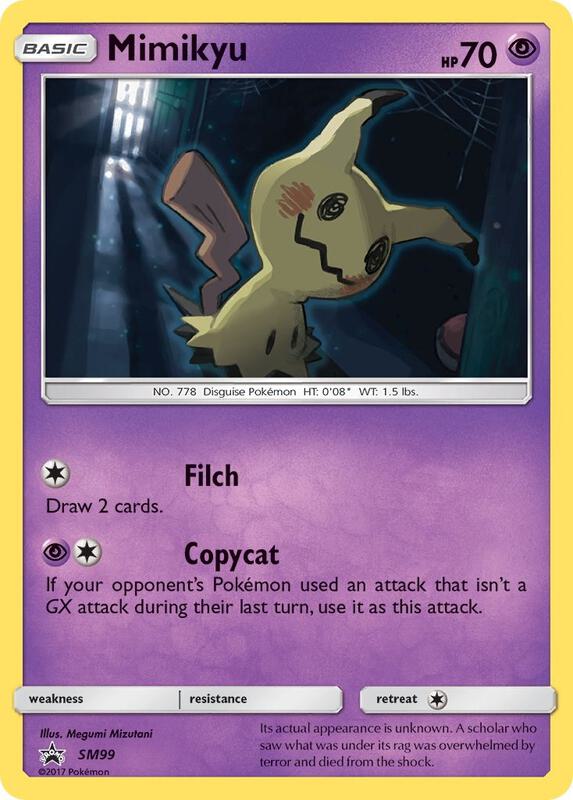 Karta Pokemon Mimikyu - SM99 - SM Promos SM99