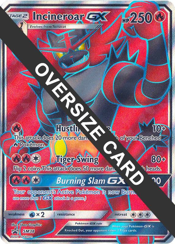 Karta Pokemon Incineroar GX - SM38 (SM Black Star Promo) - Jumbo Cards SM38