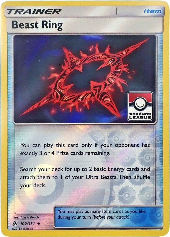 Karta Pokemon Beast Ring 102/131 (Pokemon League) - League & Championship Cards
