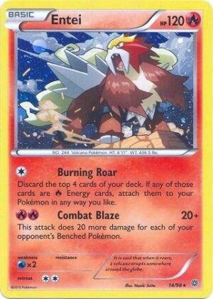 Entei 14/98 (Cosmos Holo) - Blister Exclusives