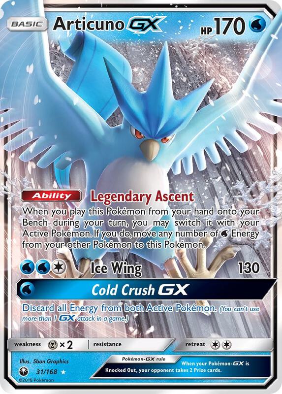 Articuno-GX 31/168 - Celestial Storm