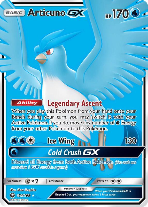 Articuno-GX 154/168 - Celestial Storm